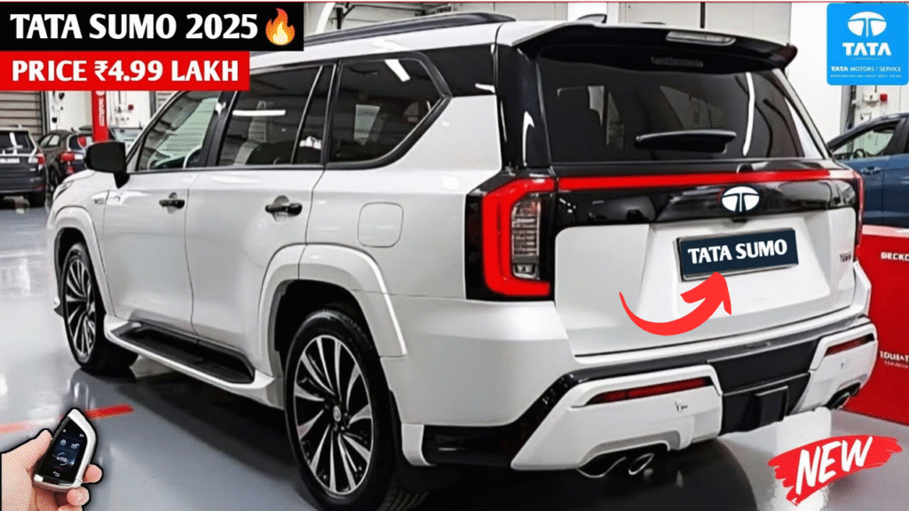 New Tata Sumo 2025: Coming Again, Making A Grand Entry With Luxury Interior, Powerful Engine And Excellent Mileage of 30kmpl