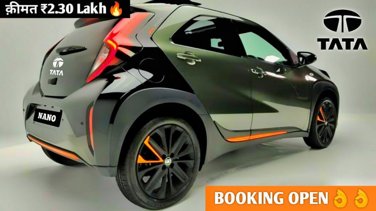 Bring home the new Tata Nano electric car with 40KM range and advanced features in the budget of a tempo —